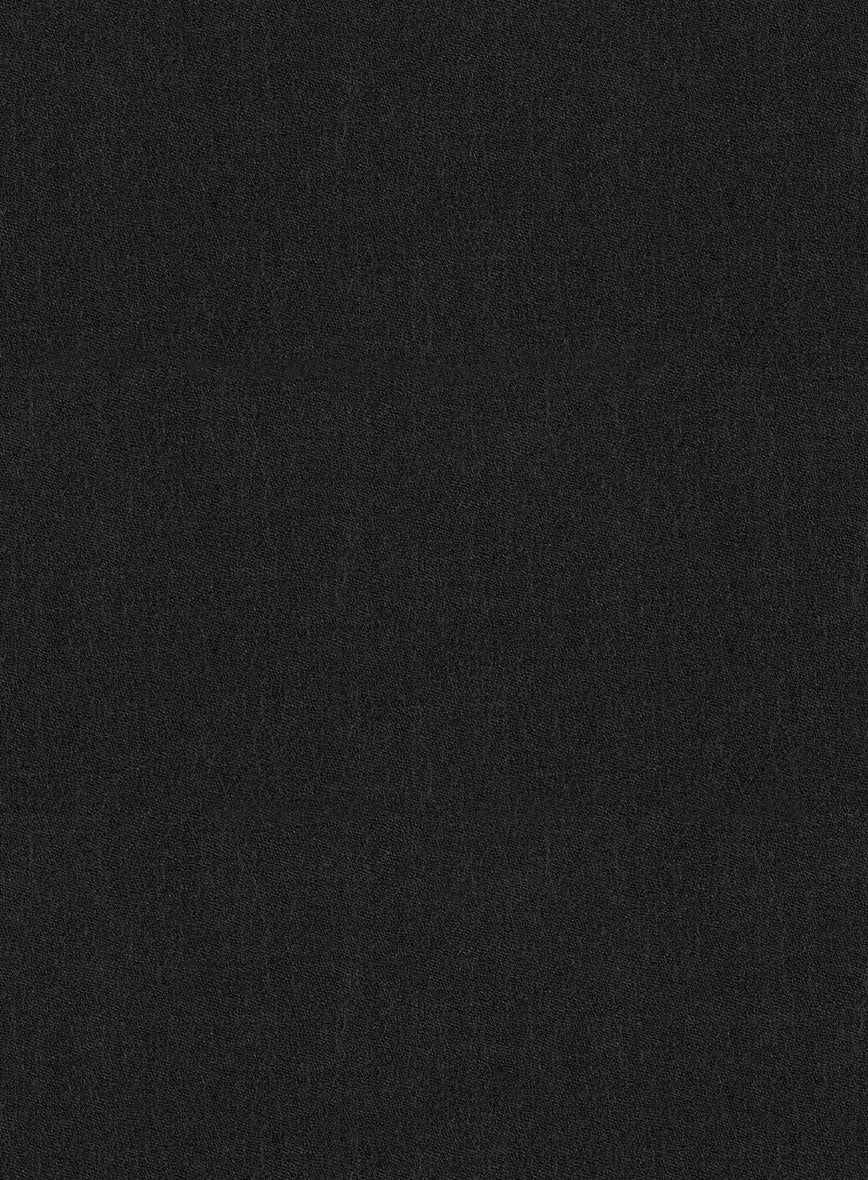 Italian Turna Black Flannel Pants - Image 3