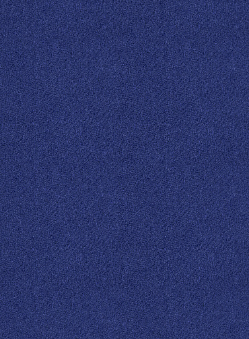 Italian Turna Cobalt Blue Flannel Jacket - Image 3