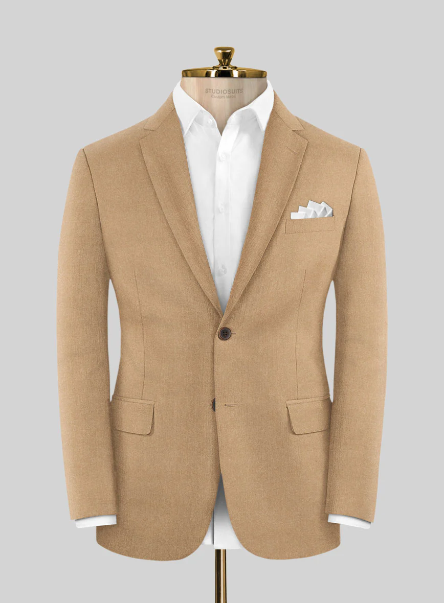 Italian Turna Khaki Flannel Jacket