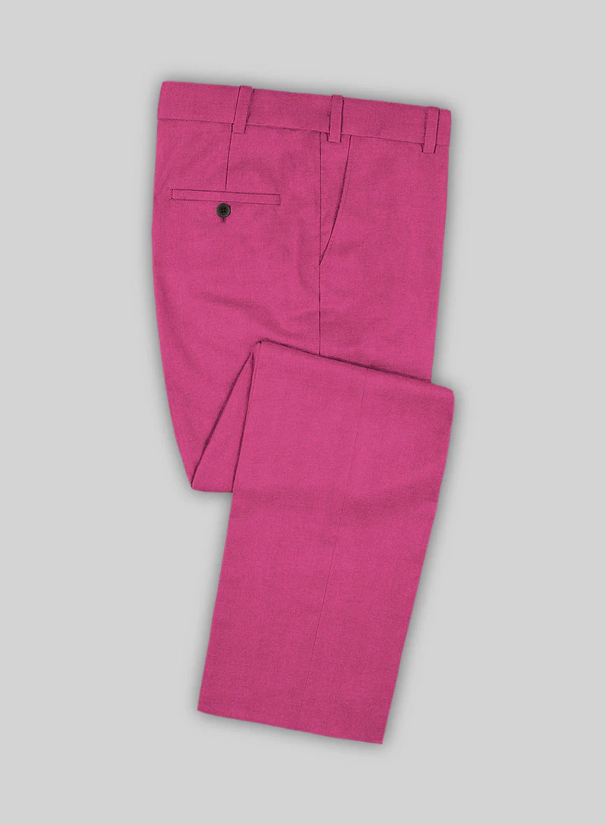 Italian Turna Pink Flannel Pants
