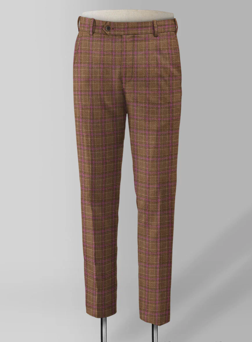 Italian Valmi Checks Tweed Pants - Image 2