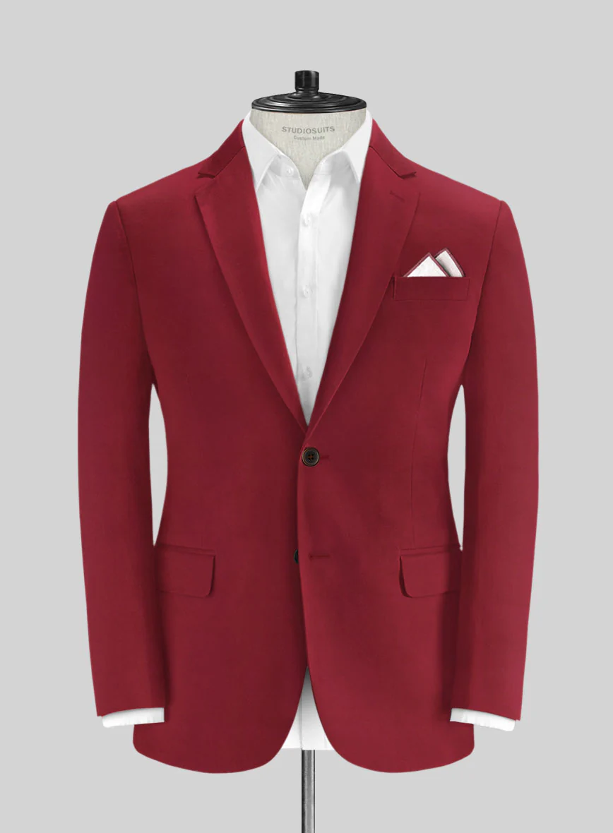 Italian Wine Cotton Jacket
