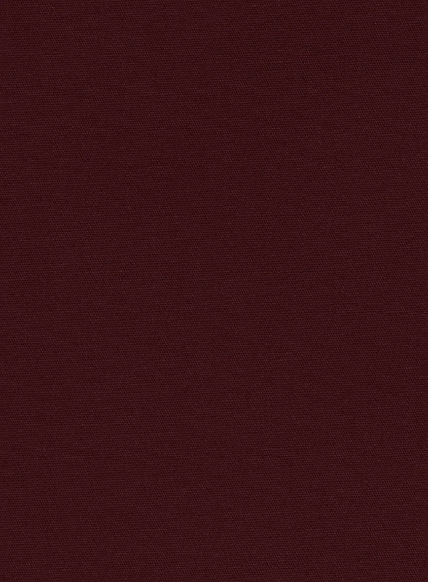 Italian Wine Cotton Stretch Suit - Image 6