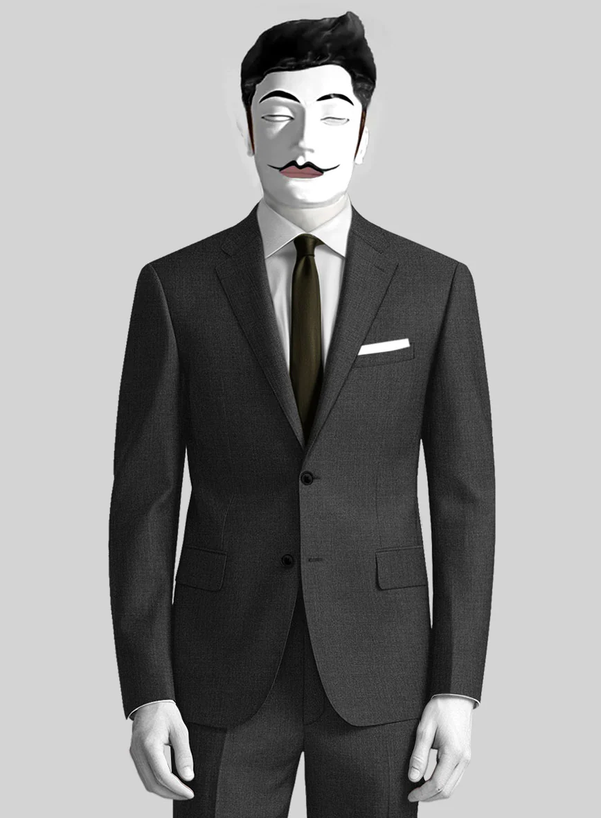 Italian Wool Cellor Suit - Image 2