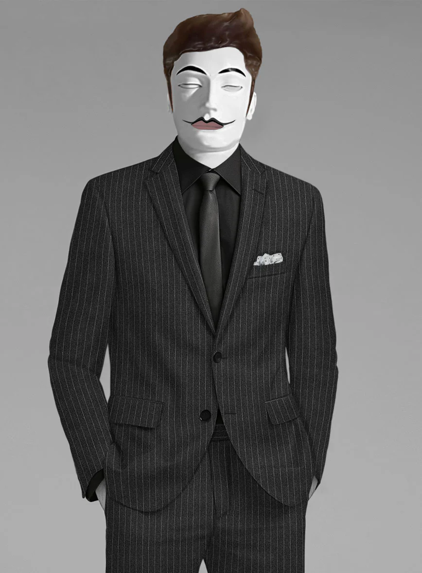 Italian Wool Linark Suit - Image 3