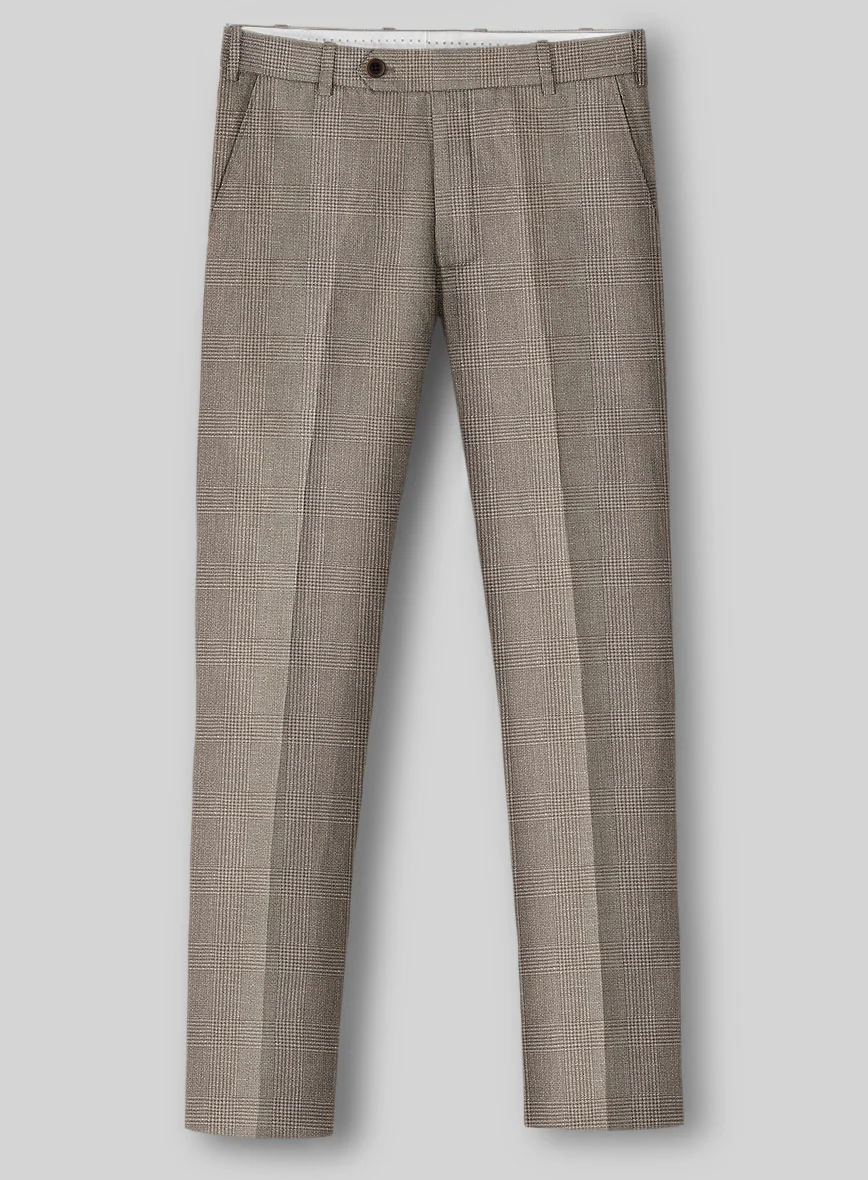 Italian Wool Linen Humberto Pants
