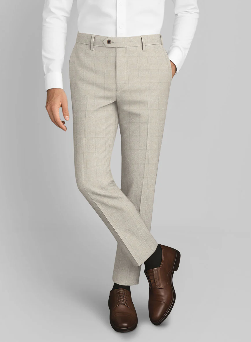 Italian Wool Lycra Norvel Pants