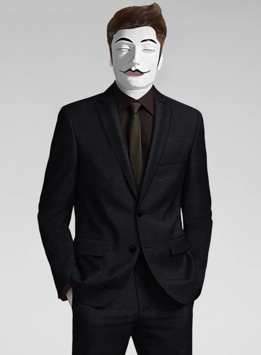Italian Wool Pisce Suit - Image 2