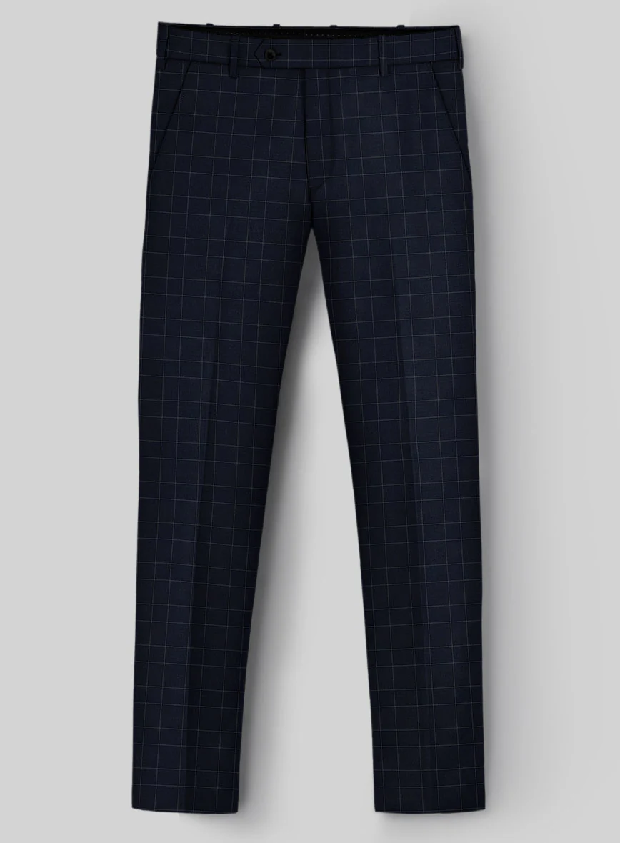 Italian Wool Quadretto Pants