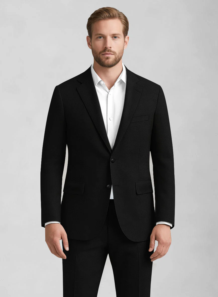 Italian Wool Silk Cortavio Suit - Image 3