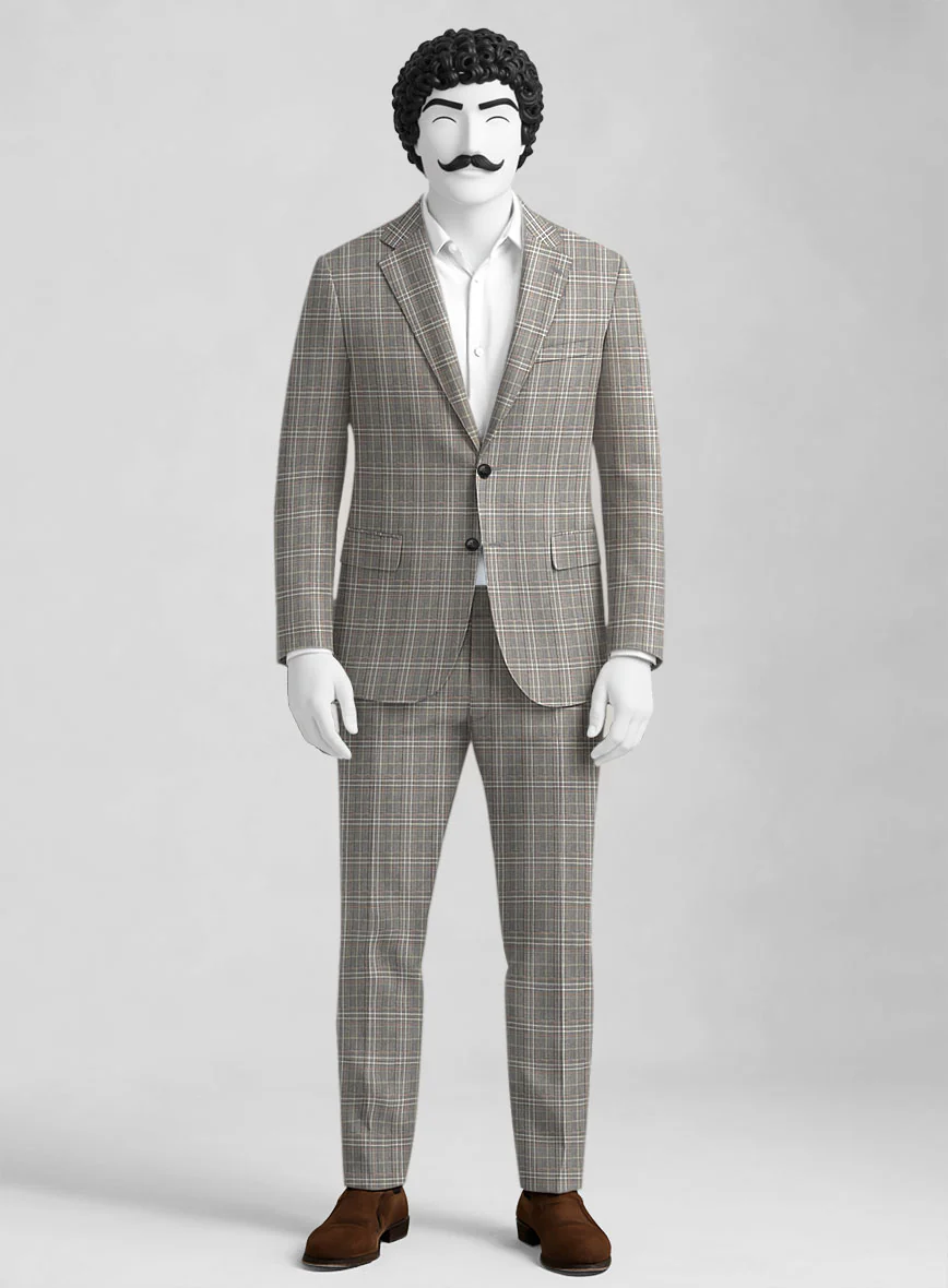 Italian Wool Silk Galven Suit