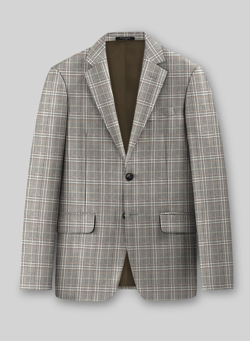 Italian Wool Silk Galven Suit - Image 3