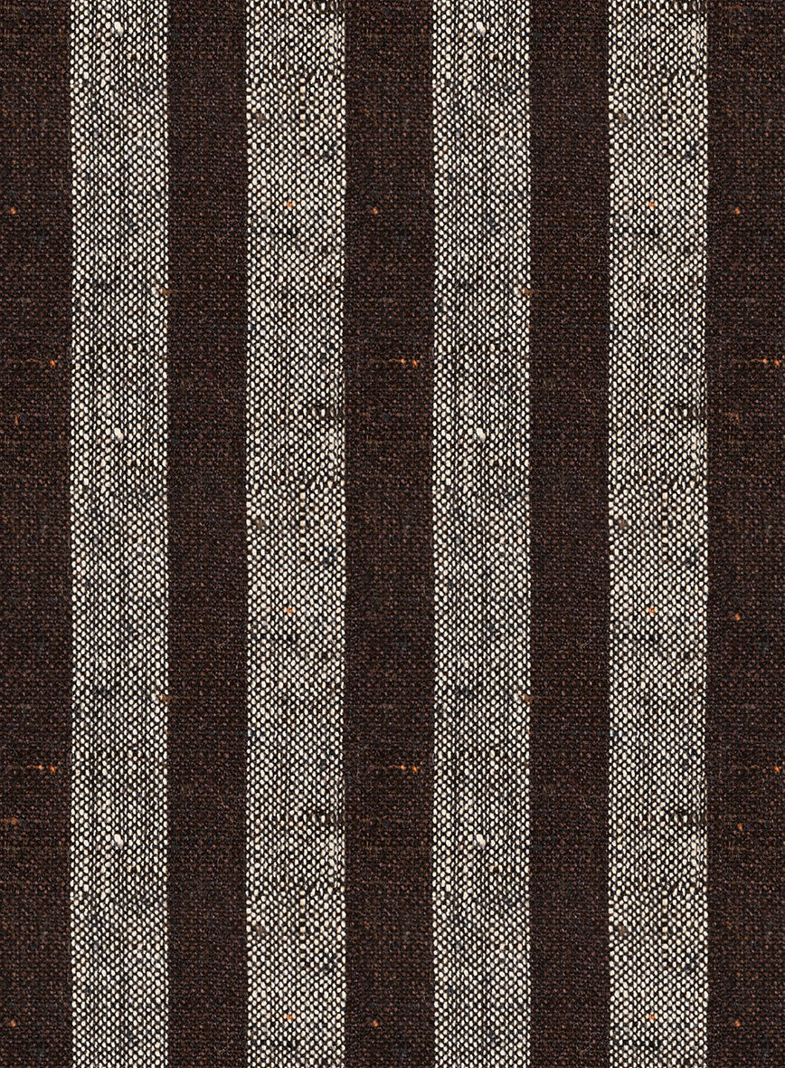 Italian Wool Silk Linen Calwick Pants - Image 3