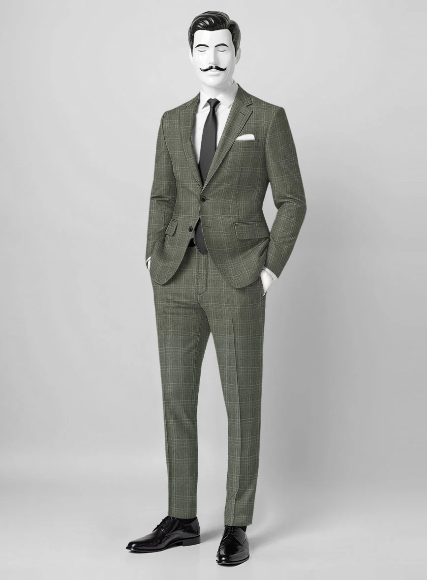 Italian Wool Silk Linen Cortes Suit