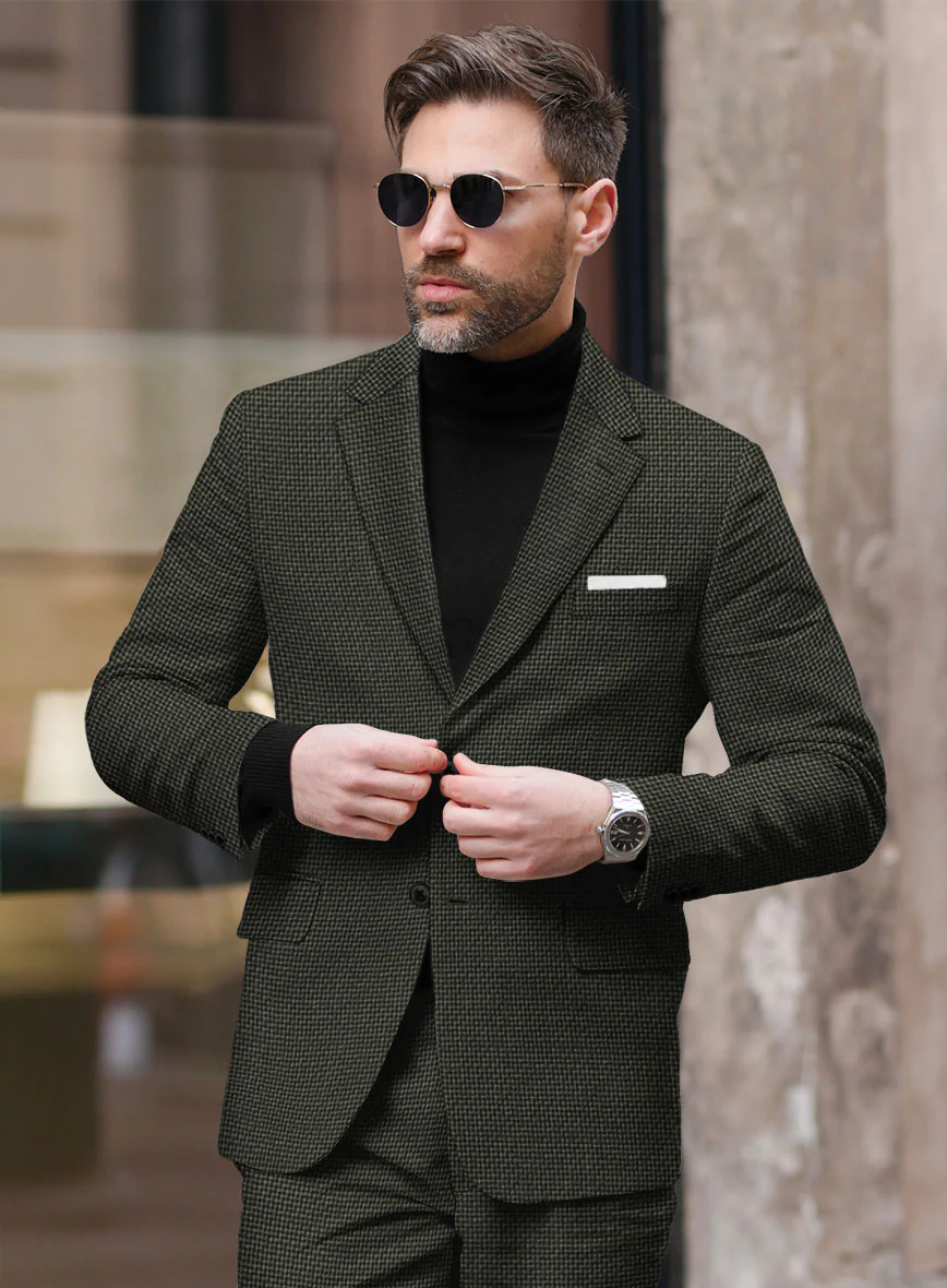 Italian Wool Silk Linen Cristobal Jacket - Image 2