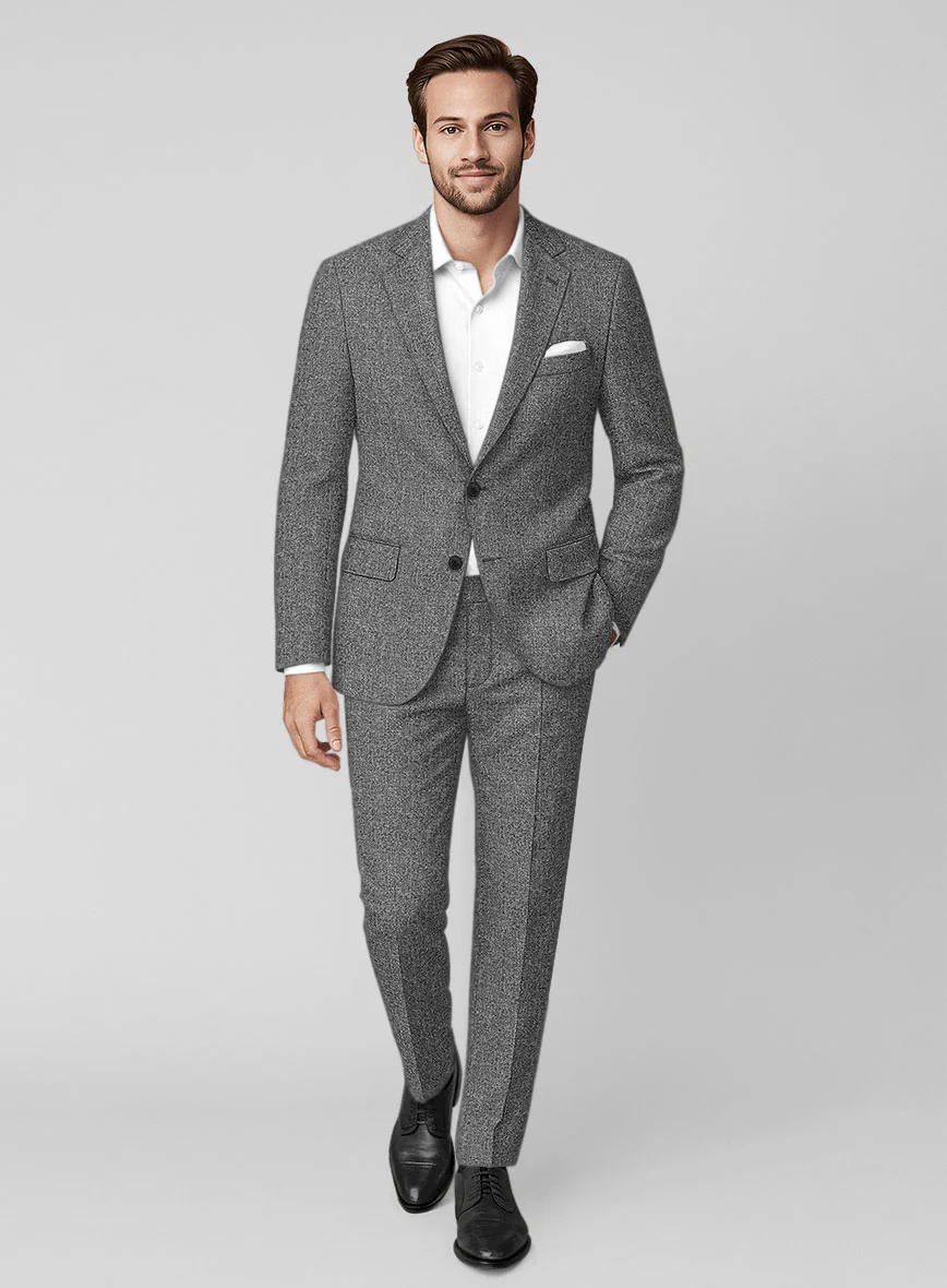 Italian Wool Silk Linen Flaren Suit - Image 2