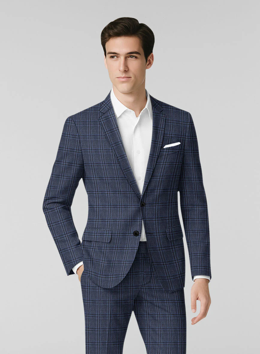 Italian Wool Silk Linen Lirsen Suit - Image 3