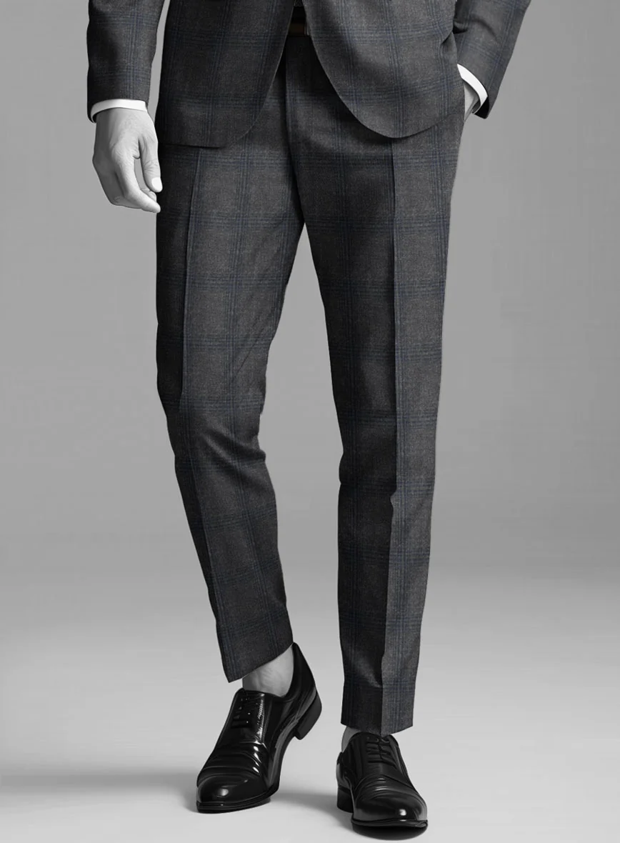 Italian Wool Silk Linen Silvano Pants - Image 2