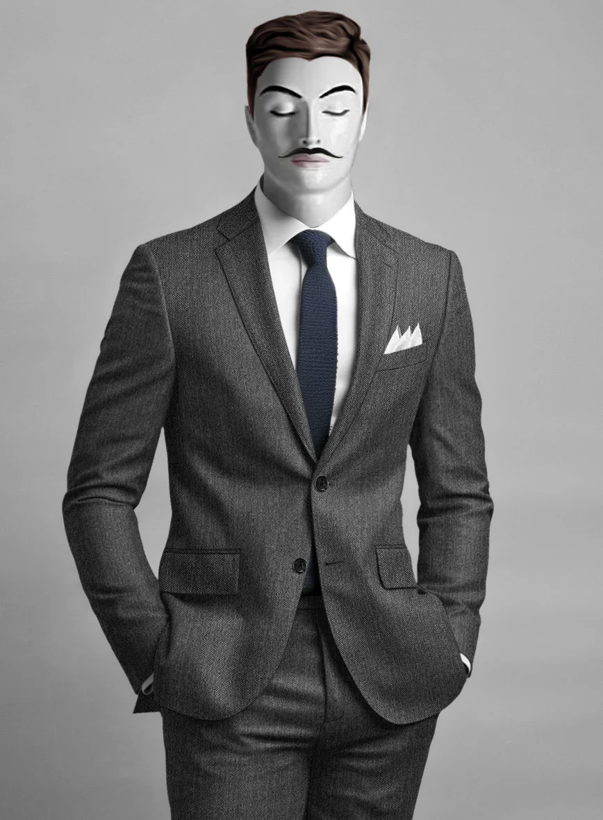 Italian Wool Silk Teofilo Suit - Image 3