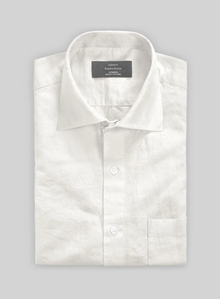 Ivory Linen Shirt