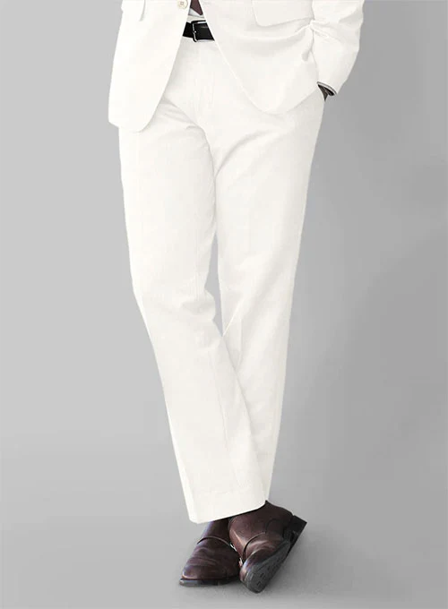 Ivory Wool Pants - Image 2
