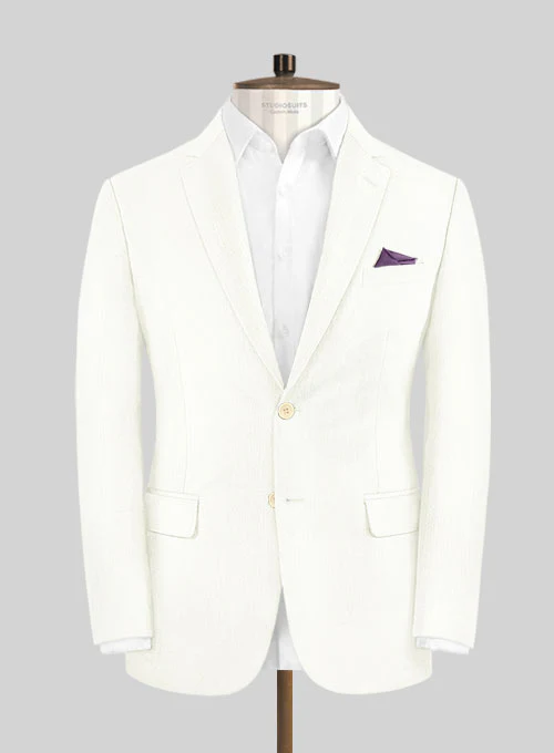 Ivory Wool Suit - Image 3