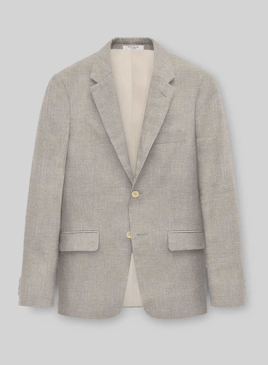 Ivy Beige Linen Jacket