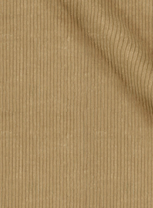 Khaki Corduroy Double Breasted Jacket - Image 2