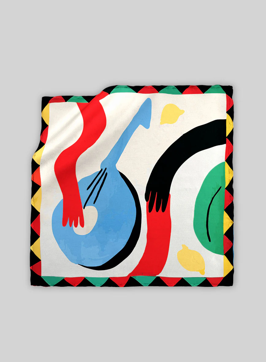 Labyrinte Silk Pocket Square