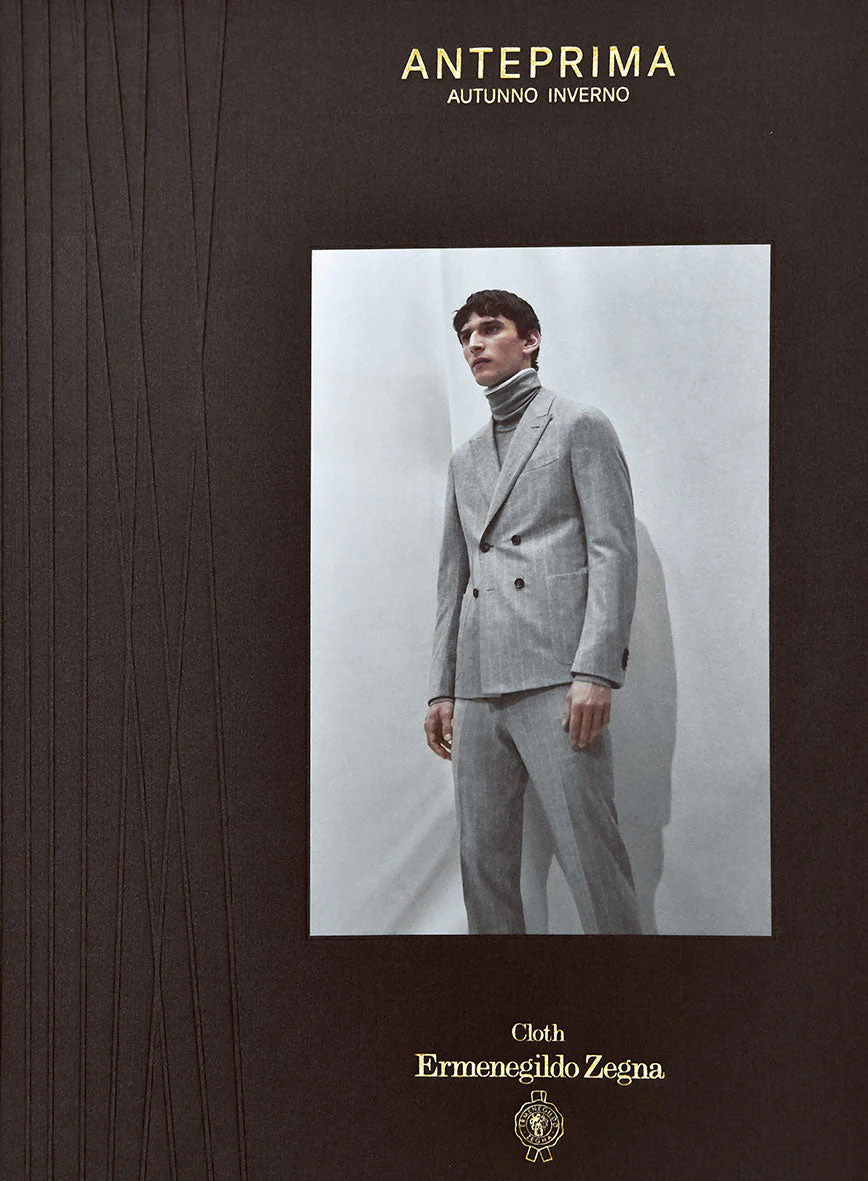 Lanificio Zegna Beige Plaid Alpaca Wool Jacket - Image 5