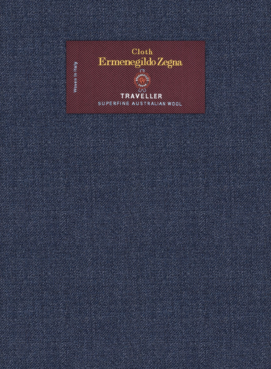 Lanificio Zegna Traveller Denim Blue Wool Jacket - Image 2