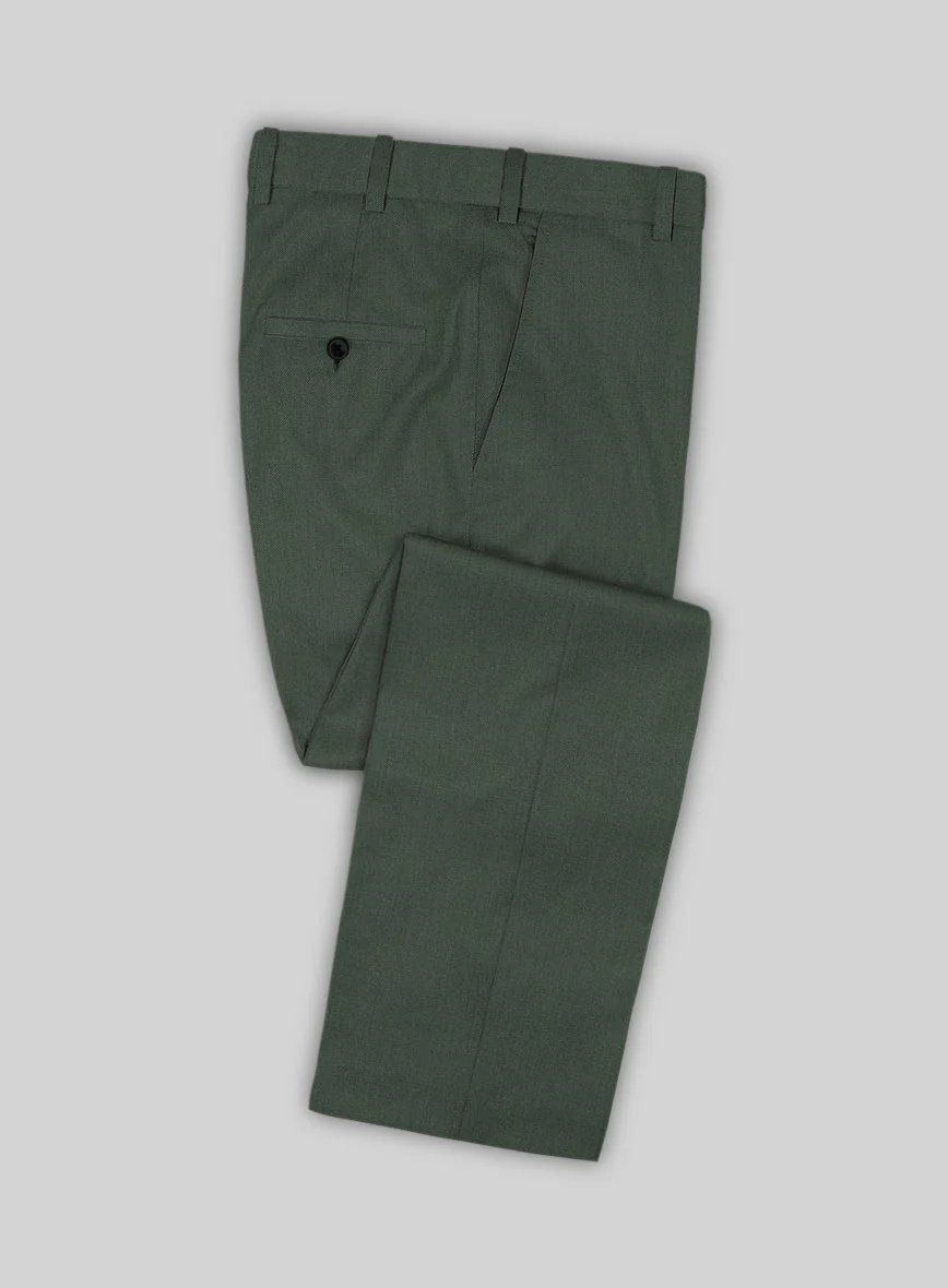 Lanificio Zegna Trofeo Dark Green Wool Suit - Image 5