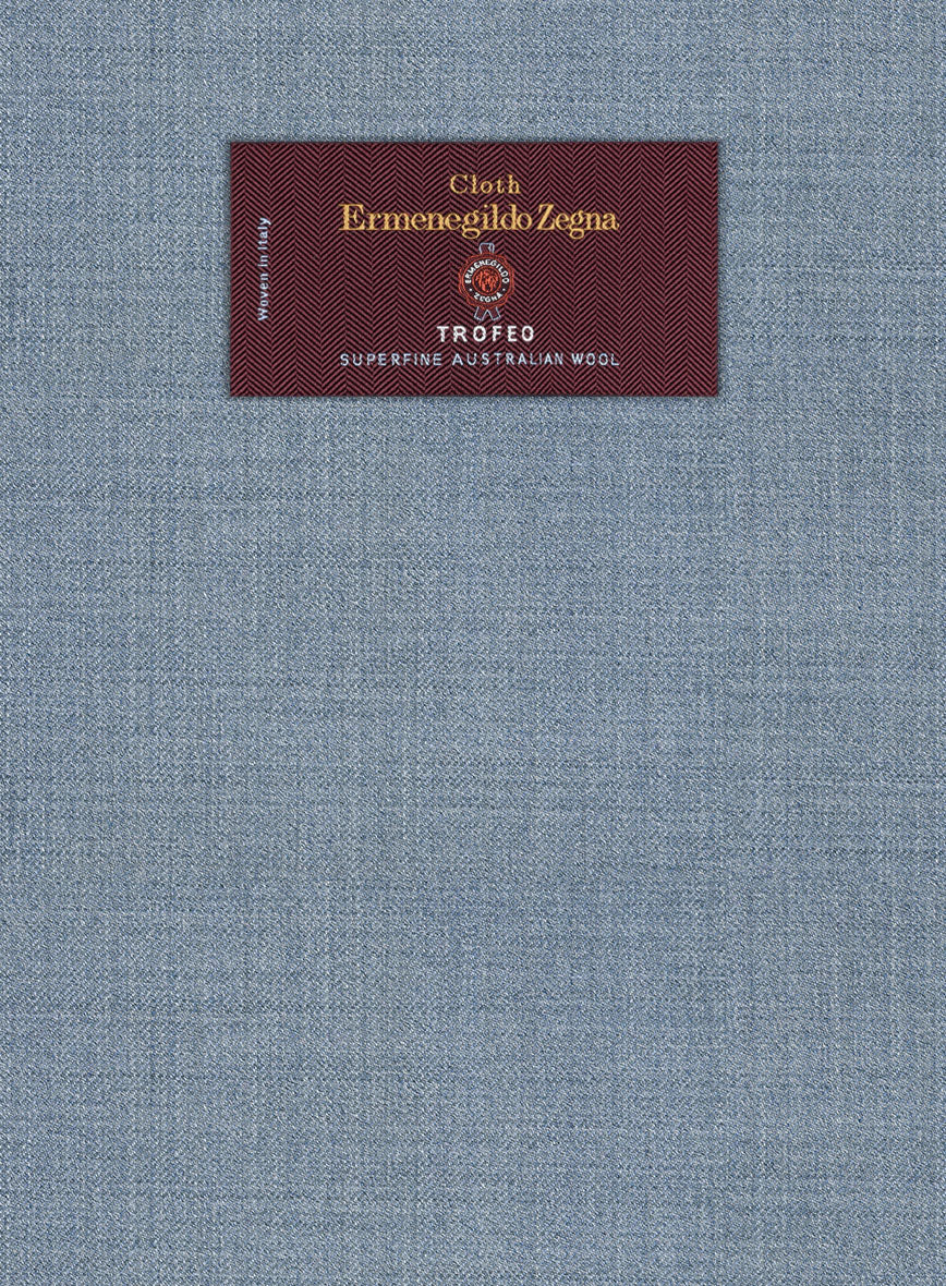 Lanificio Zegna Trofeo Jordy Blue Wool Jacket - Image 2