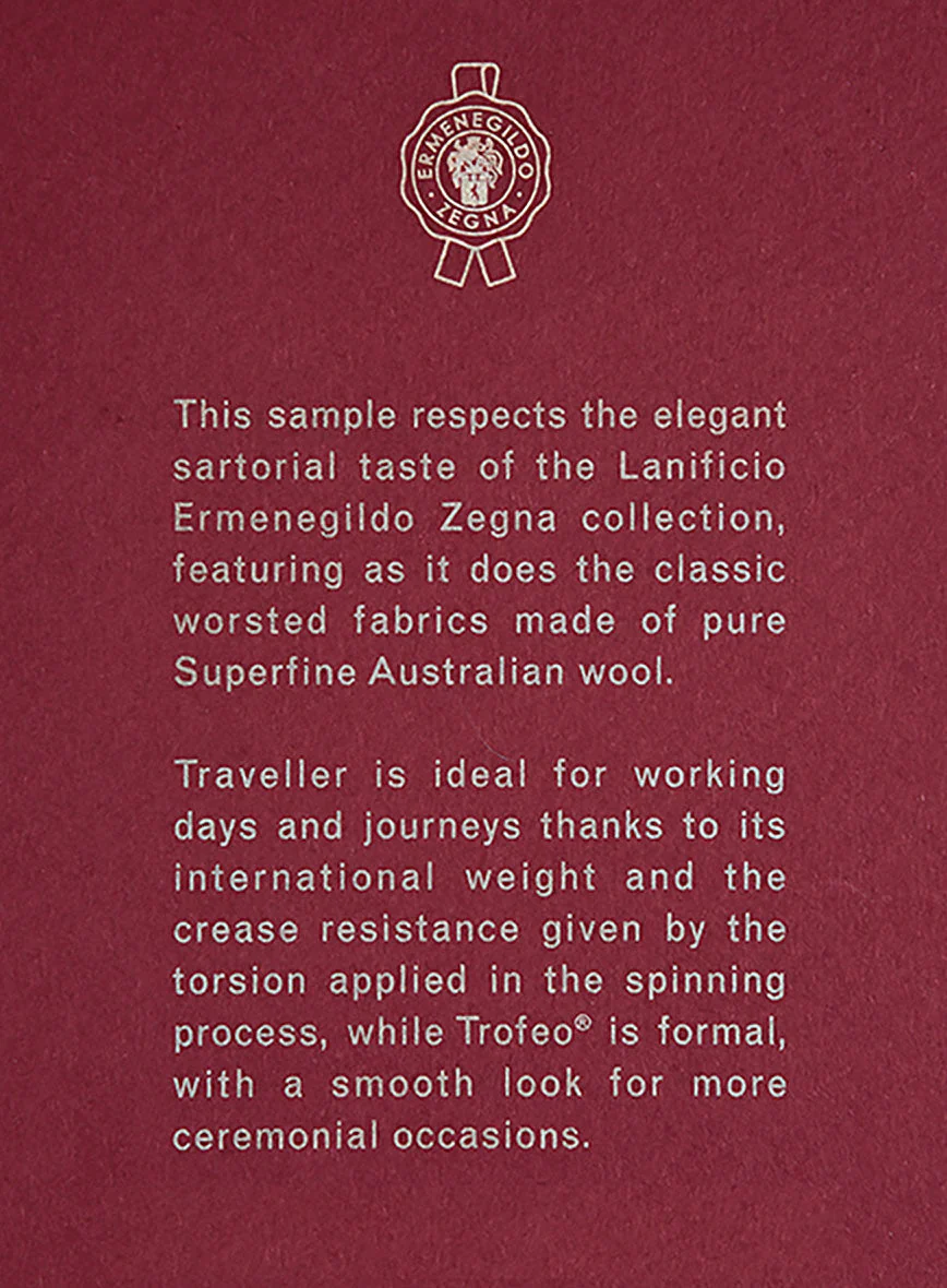 Lanificio Zegna Trofeo Moonstone Blue Wool Suit - Image 8