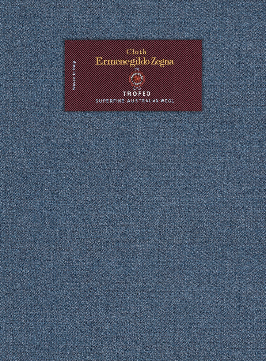 Lanificio Zegna Trofeo Prussian Blue Wool Jacket - Image 2