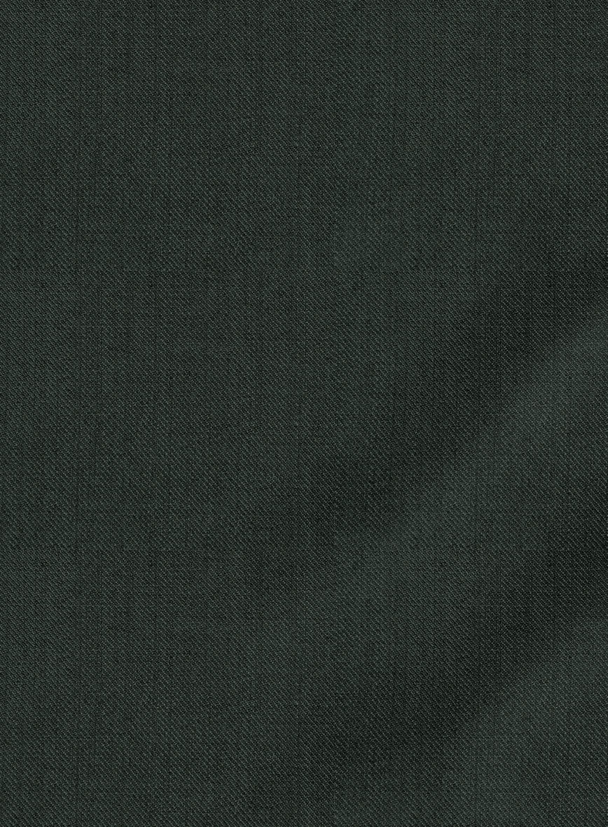 Lanificio Zegna Trofeo Sacramento Green Wool Pants - Image 2