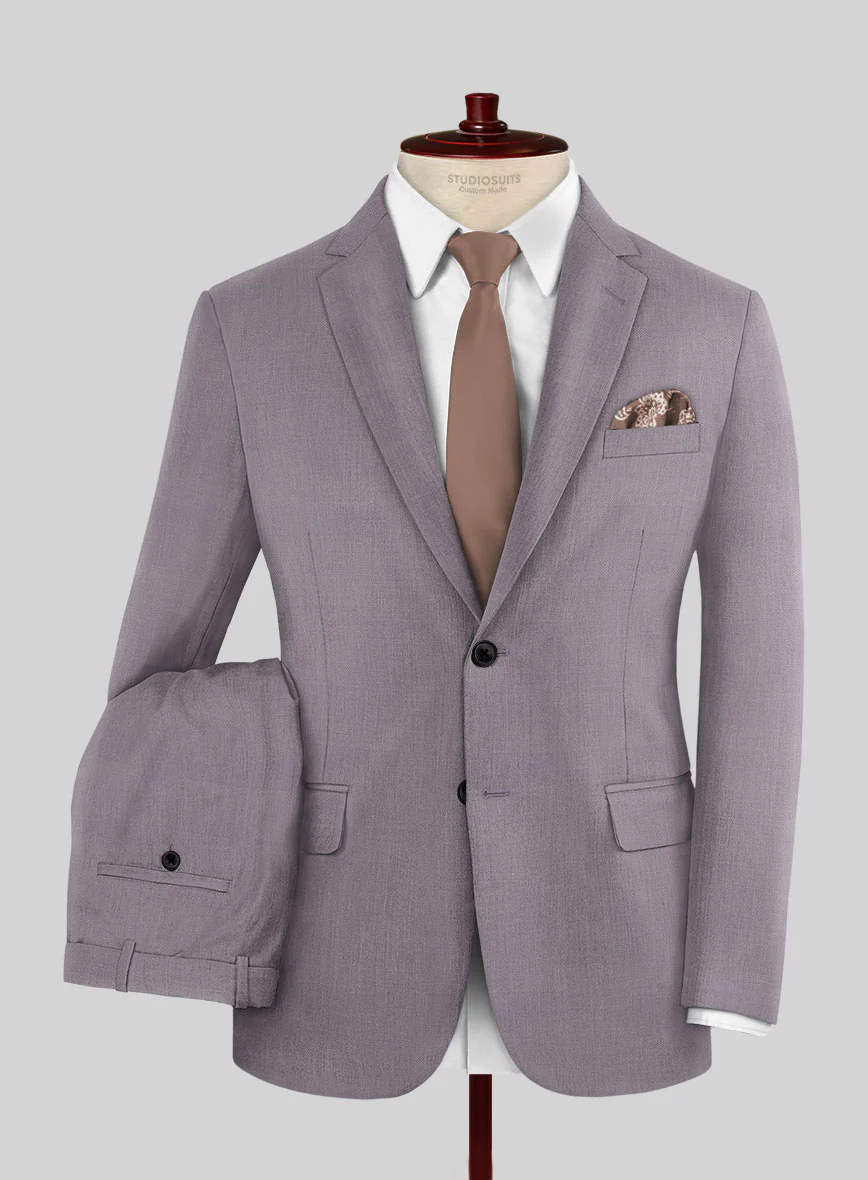 Napolean Wool Lavender Suit - Image 2