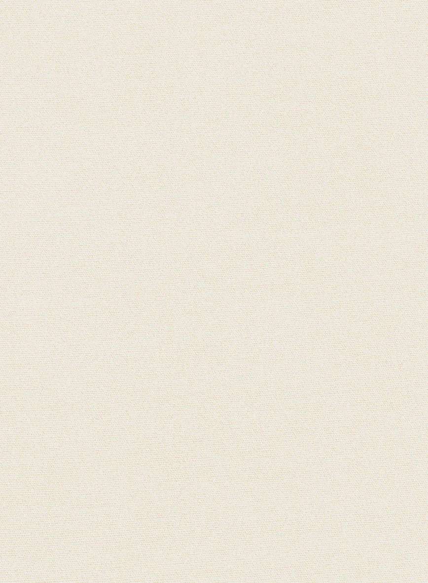 Light Beige Feather Cotton Canvas Stretch Suit - Image 7