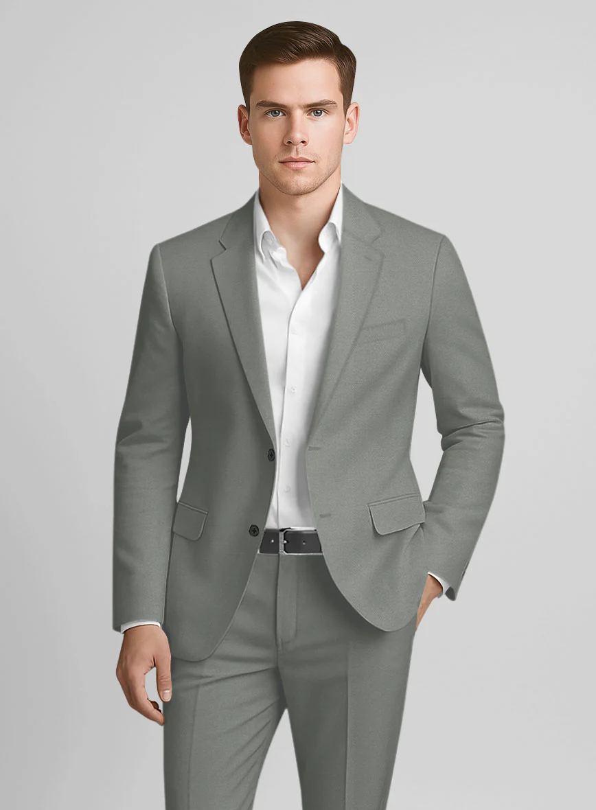 Light Gray Chino Suit - Image 3