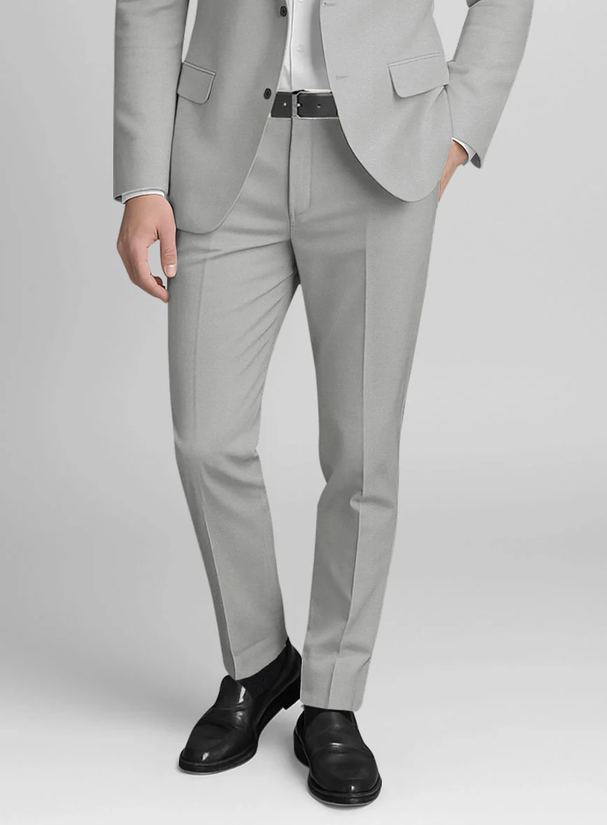 Light Gray Stretch Chino Suit - Image 5