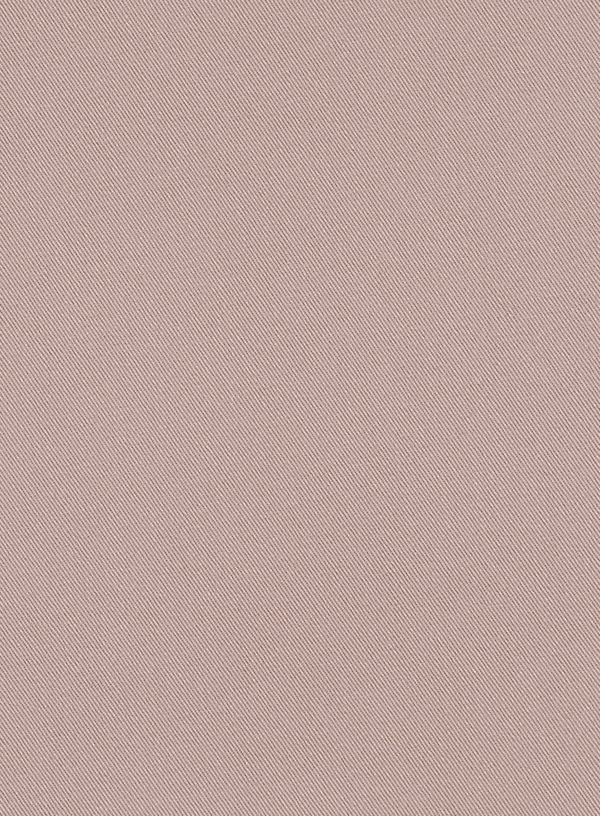 Light Mauve Stretch Chino Double Breasted Jacket - Image 3
