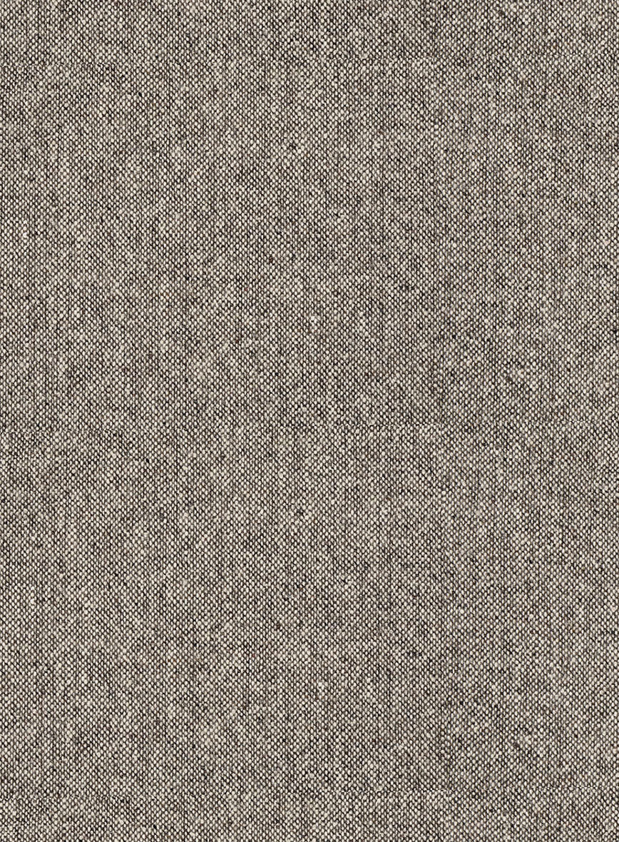 Light Weight Brown Tweed Pea Coat - Image 3