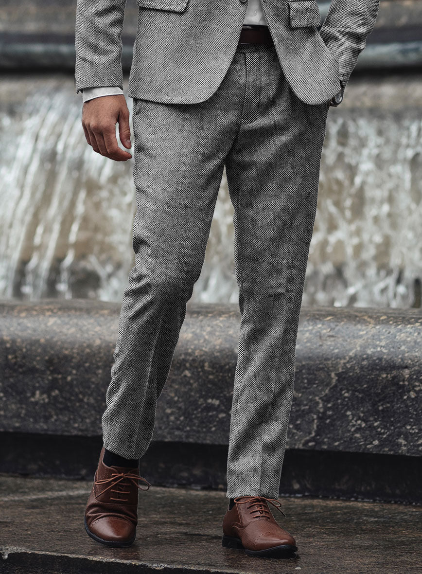 Light Weight Dark Gray Tweed Suit - Image 7