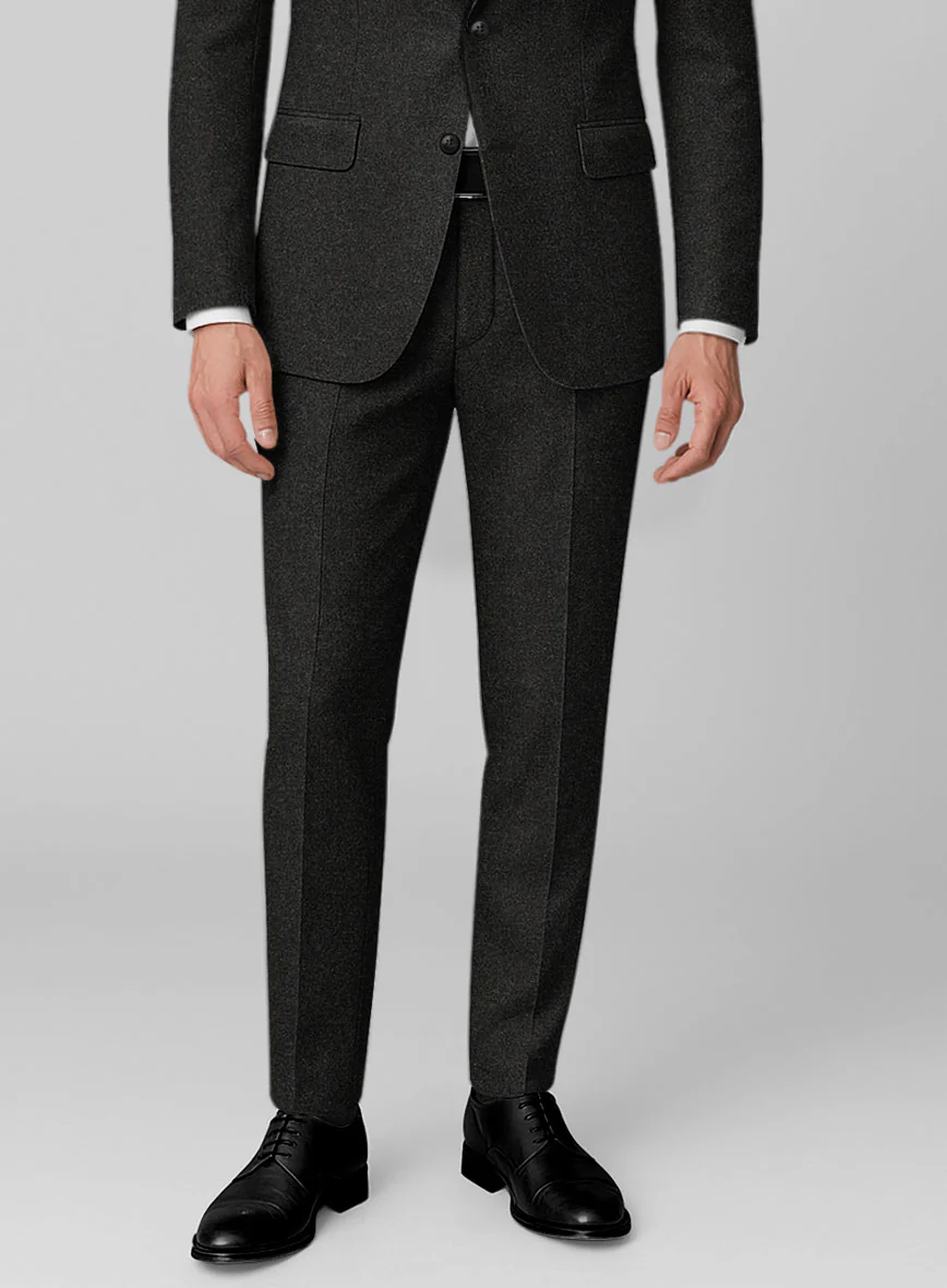 Light Weight Hamburg Charcoal Tweed Pants