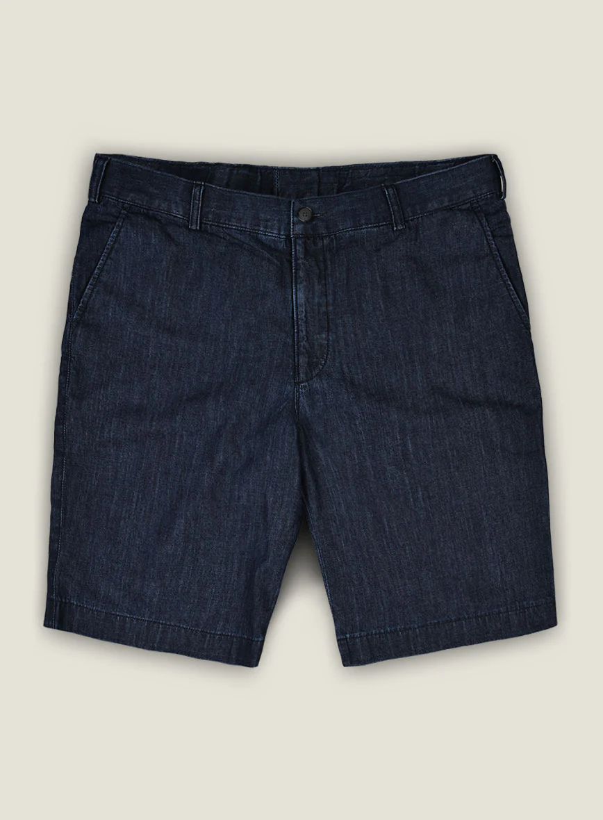 Light Weight Indigo Shorts