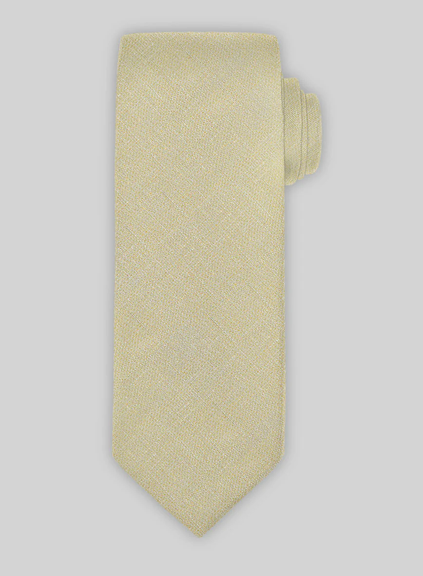 Linen Tie - Italian Prato Khaki