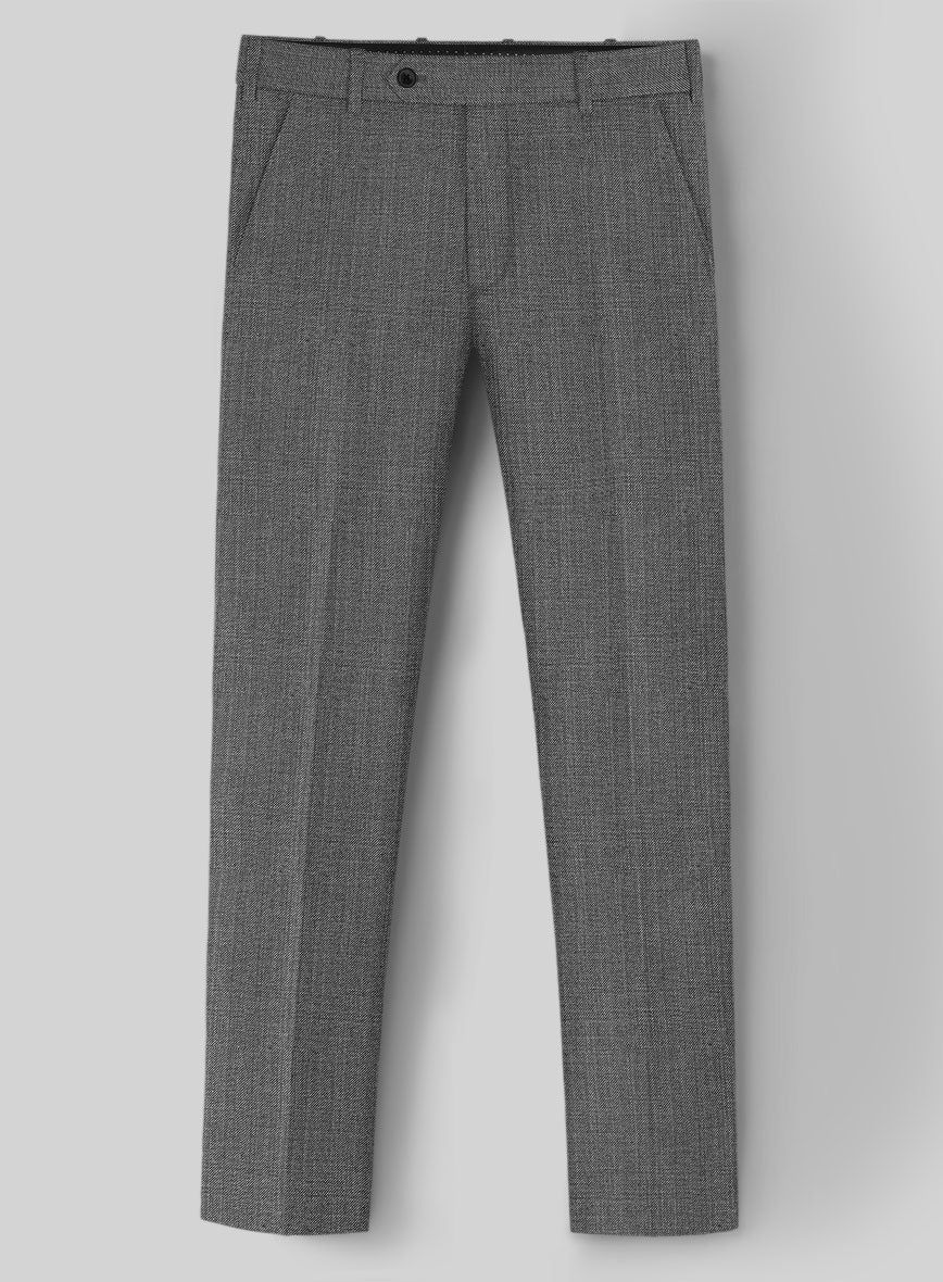 London Loom Bellari Sharkskin Wool Pants