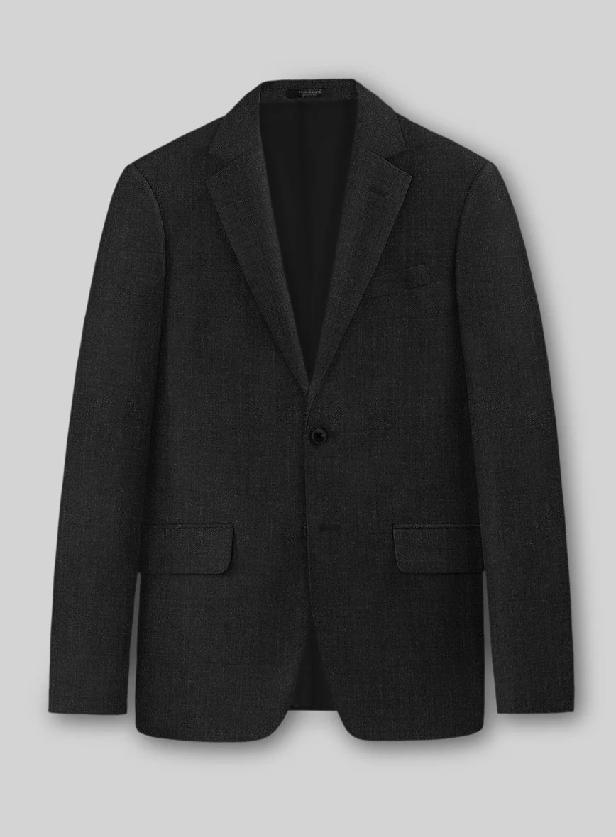 London Loom Corvello Black Wool Suit - Image 2
