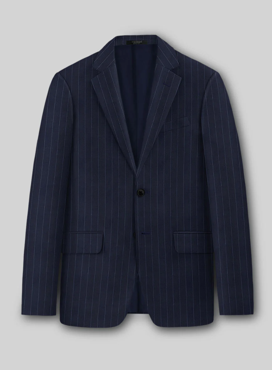 London Loom Marzino Stripe Wool Suit - Image 3