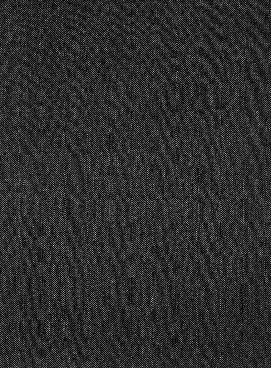 London Loom Taviano Herringbone Wool Suit - Image 6
